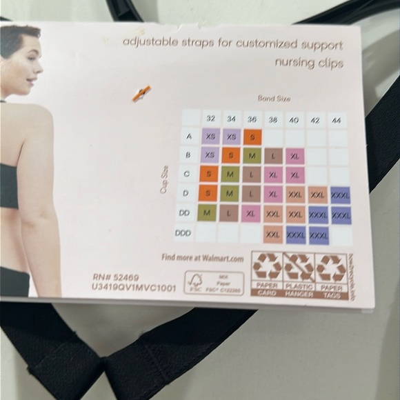 Joyspun Women's Maternity Yoga Back Sports Bra Size Small - Picture 10 of 11